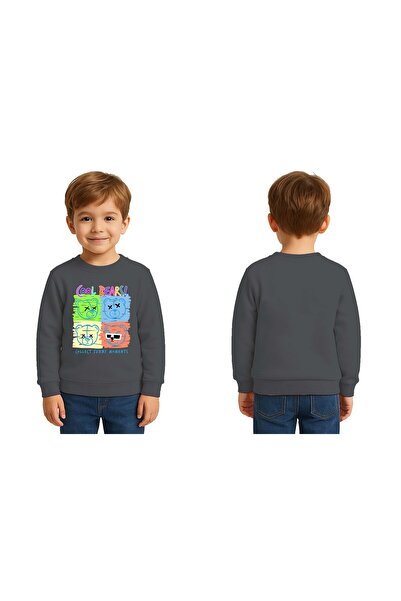 SEDİRLİ Ursuleț unisex cu imprimeu Copii Swae tricou 3 fire cu borduri