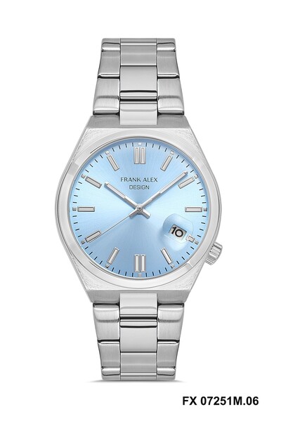 Frank Alex Tsuyosa Modeli Çelik Erkek Kol Saati Su Geçirmez 2 Yıl Garantili