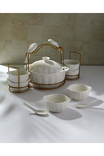 REDTAG White Soup Tureen (16 Piece)