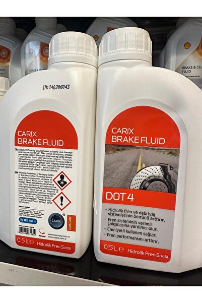 SHELL CARİX FREN HİDROLİĞİ DOT-4