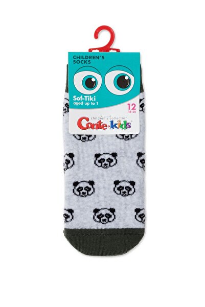 Conte Elegant Children's fleece socks with Panda pattern, Conte Kids Sof-Tiki...