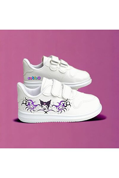 archiepet حذاء رياضي للفتيات من كيوتي كوروميكس مطبوع بنمط جرافيتي أرجواني