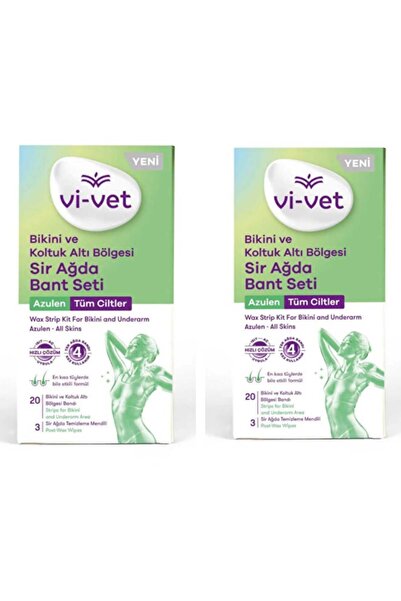 Vi-vet Vivet Bikini ve Koltuk Altı Sir Ağda Bant Seti x 2 ADET