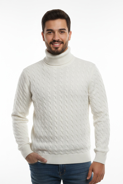 Pulltonic Men's Turtleneck Sweater
