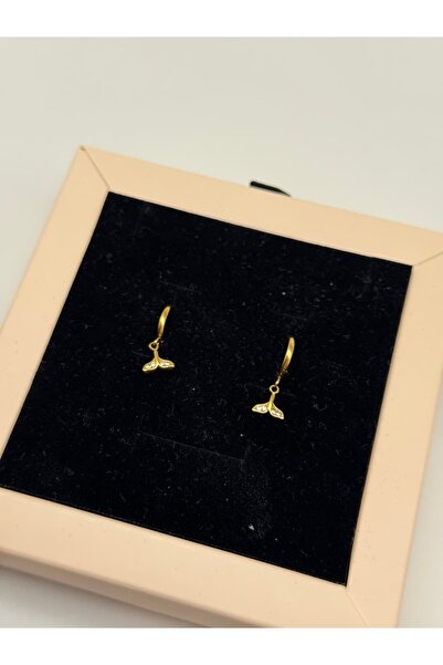 Twenty Eight أقراط دائرية صغيرة على شكل ذيل حورية البحر