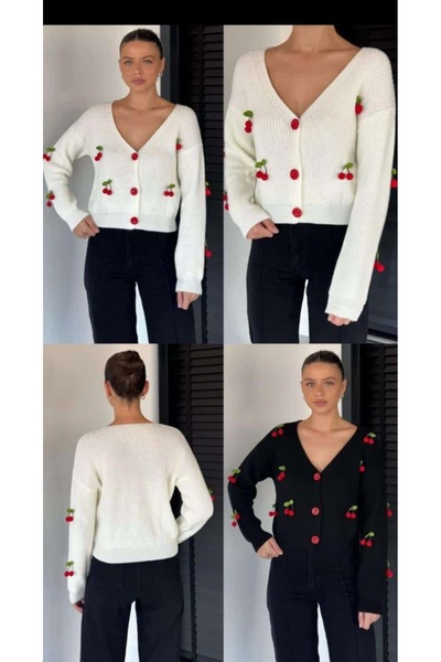 DESTİNA Triko kirazlı çeket