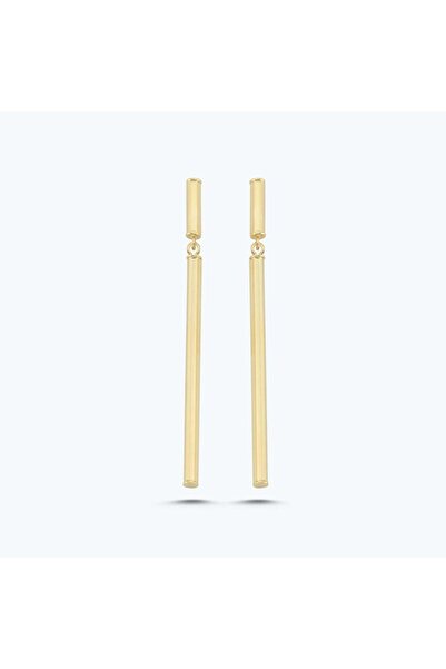 Altınbaş Altın Sallantılı Çubuk Küpe