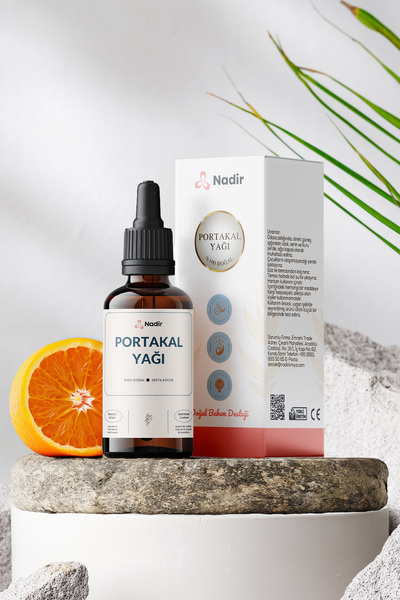 Nadir Kimya Portakal Yağı 10 ml – %100 Doğal – Uçucu (Esansiyel) Yağ – Cilt & Saç Bakımı – Masaj