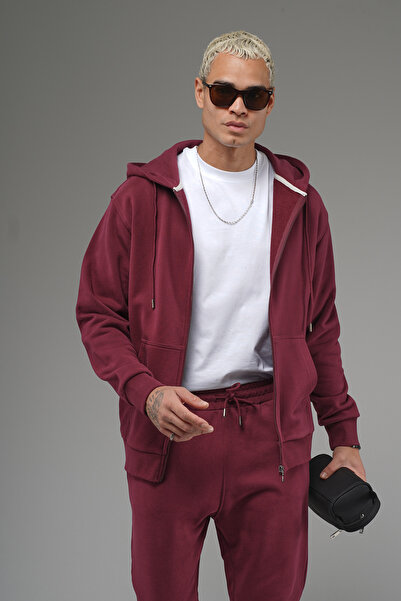 Butik Trend Biz Hooded Regular Mold Fleece-Lined Lower Upper Set