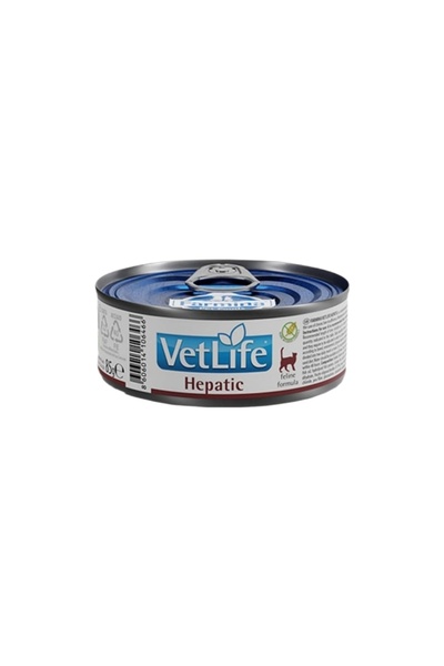 VETLİFE فيت لايف هيباتيك طعام رطب للقطط لصحة الكبد 85g
