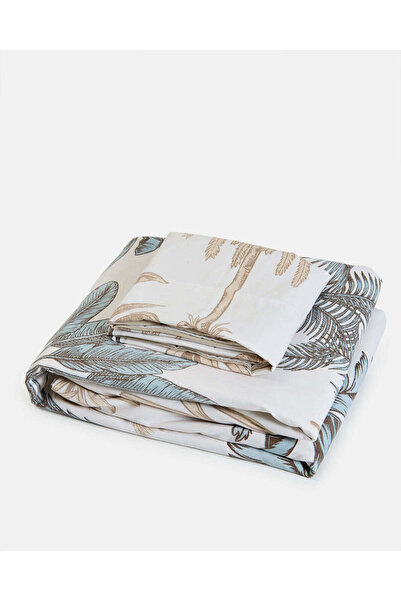 REDTAG Beige 2 Piece Ombre Printed Duvet Cover (Single Size)