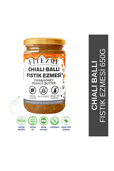 Chialı Ballı Fıstık Ezmesi 650g