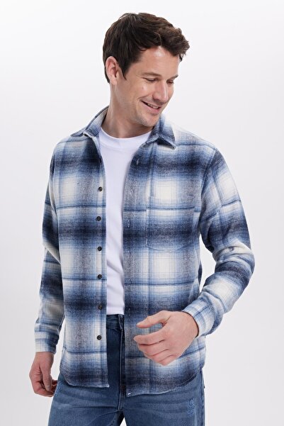 Tudors Men's Regular Fit Comfortable Cut Winter Plaid Lumberjack Shirt