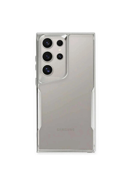 NewFace غطاء سامسونج جالاكسي S25 الترا من السيليكون - فضي