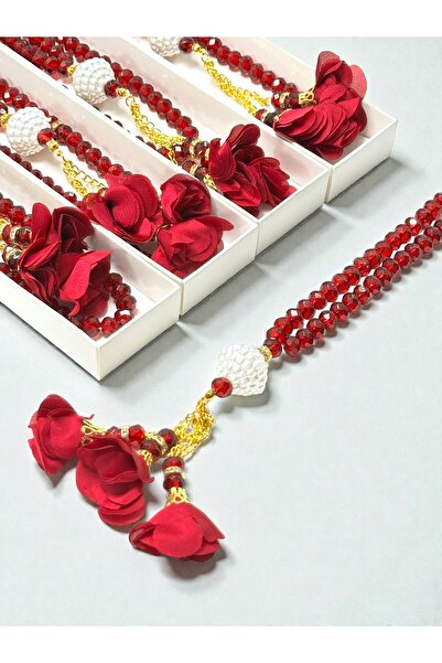 Deniz Elmasları Çeyizlik, Hediyelik, Bebek Mevlidi, Kristal Tesbih Set Kutulu Hac, Umre Dönüş Hediyesi