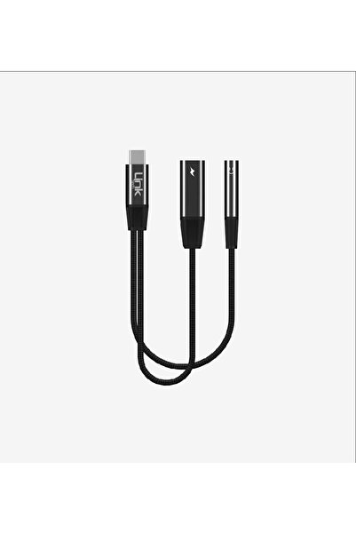 Linktech A202 USB-C - USB-C & 3,5 mm Kulaklık Jakı Adaptörü