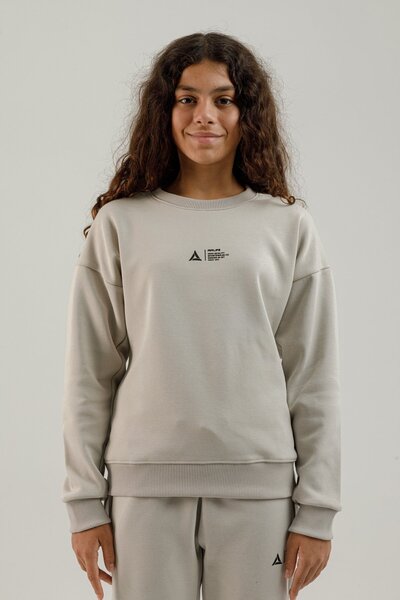 Airlife Clubby Ir Zone Crew Neck Young Children's Sweatshirt Stone