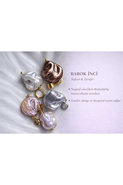 birtarz Doğaltaş Charm - Barok İnci̇