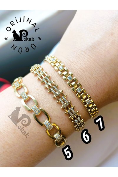 XUPING JEWELRY POKAK Xuping 14K Altın Kaplama Vip Bileklik-ADET FİYAT