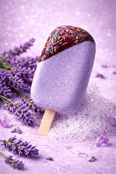 DR.RAİN تجربة سبا مريحة |   كرة استحمام برائحة اللافندر تبدو كالآيس كريم