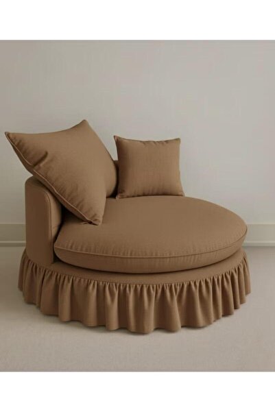 Levona Modern lounge chair, circular, made of Swedish wood