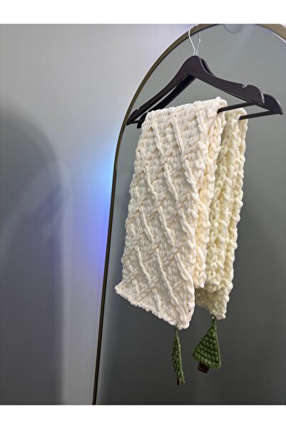 Lavinia Center El Örgüsü Puffy Atkı