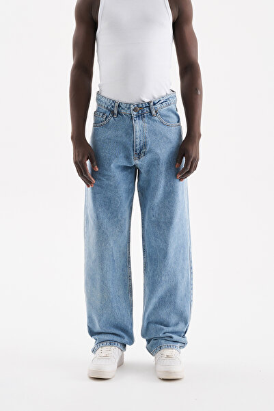 Machinist Ανδρικό παντελόνι Relaxed Baggy Jean Μπλε