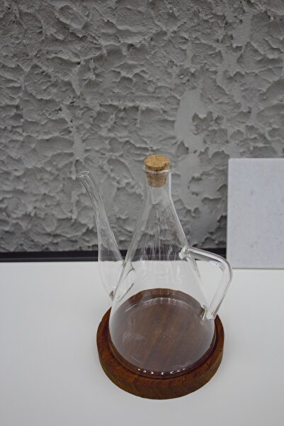 LİNGO HOME 625 ml. Stantlı Kuğu Model Dekoratif Modern İbrikli Cam Yağdanlık ...