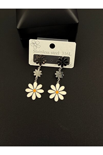 kamilasilver Daisy Detailed Dangle Earrings – Elegant & Stylish Women's Earri...