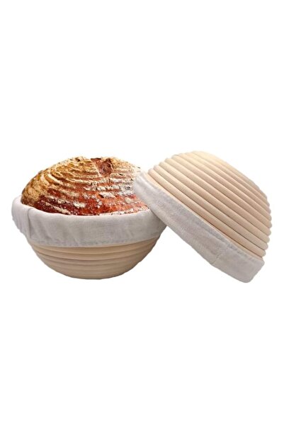 Generic perixir 7 inches Round Banneton Basket for Bread Proofing, Dough Proo...