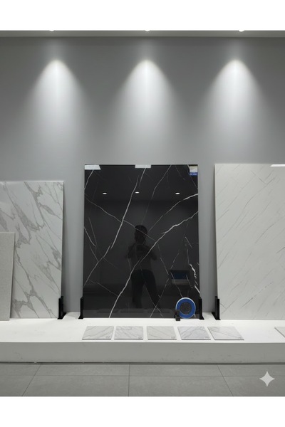 Deco Worldwide Mermer Desenli PVC Duvar Paneli – BLACK