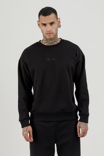 Airlife Border Fz.7 Men's Crew Neck Sweatshirt Black