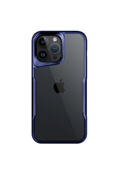 NewFace iPhone 15 Pro Max Case Boyi Silicone Cover - Navy Blue