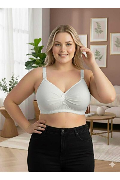 wear treasure Wireless Spoken-Lined Large Size Side Support Wire-Strapped Model Recovery Bra