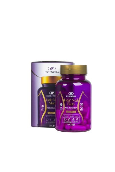 Essenora Pharma مكمل المغنيسيوم 60 كبسولة + كولاجين للشعر والأظافر والبشرة مع البيوتين 30 كبسولة، مجموعة من 2
