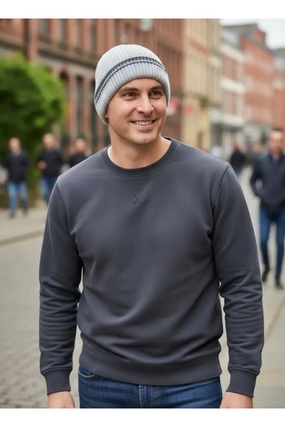 CANMODA Knitted Beanie Fo 2772 - Gray