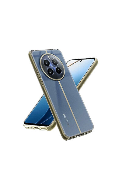 Hatreds Realme 12 5G İçin Uyumlu Darbe Emici Yumuşak Ultra İnce Sararmaz Şeff...