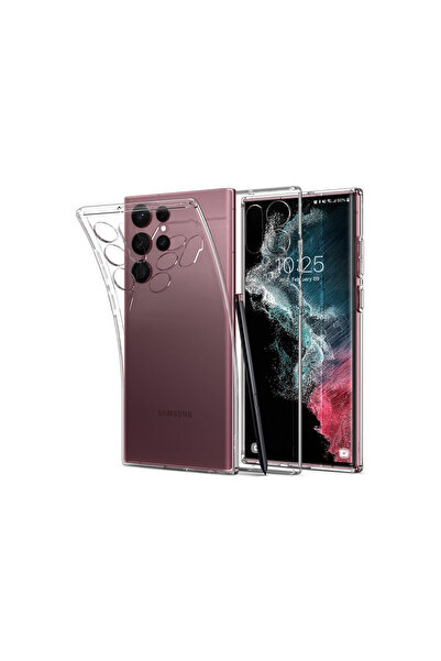 Hatreds Samsung Galaxy S22 Ultra İçin Uyumlu Darbe Emici Yumuşak Ultra İnce S...