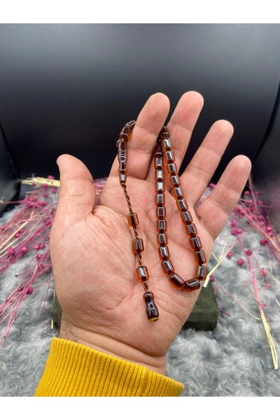 Kttesbihaksesuar OSMANLI BENZETME ÇUBUK SIKMA KEHRİBAR 7x9 mm