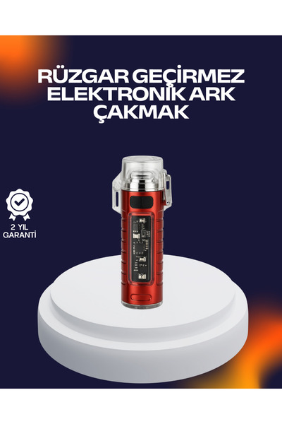 UCUZTEKNO Rüzgar Geçirmez Elektrikli Çakmak Hayatta Kalma Tasarımlı