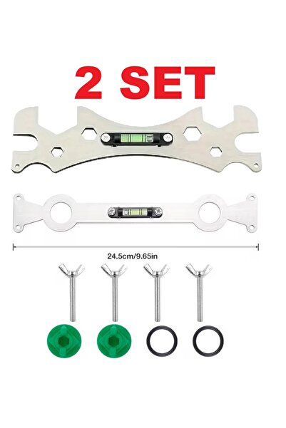 BGA 2 SET sihhi tesisat batarya boru montaj anahtarı banyo musluk montajı su ...