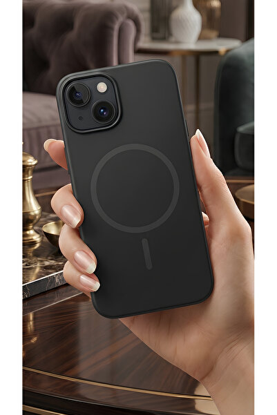 Hatreds iPhone 13 ve 14 İçin Uyumlu Darbe Emici Kamera Korumalı MagSafe Şarj ...