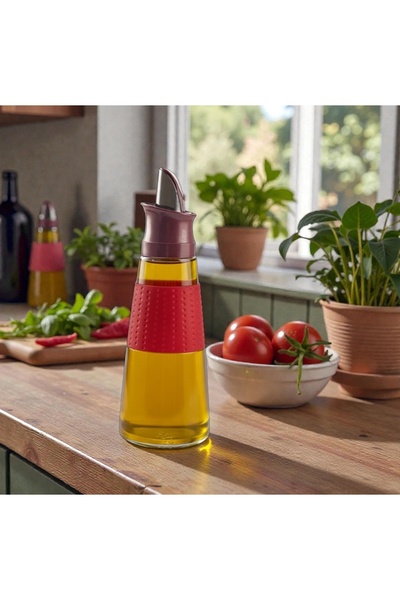 cc bin shihon 500ml glass oil bottle containing olive oil