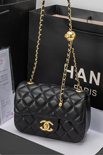 Louis Vettriano Black Flap Bag Quilted Clutch Purses for Women Crossbody Bags...