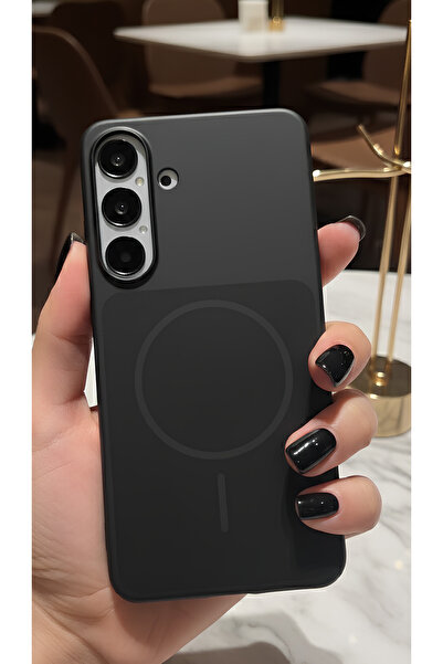 Hatreds Samsung Galaxy A56 İçin Uyumlu Darbe Emici Kamera Korumalı MagSafe Şa...