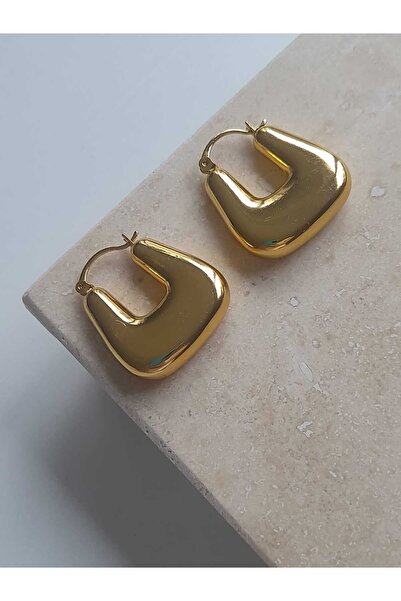Bubbleatelier Steel Gold Basket Earrings