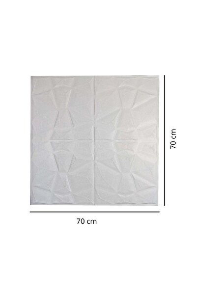 HORECA MARKET Yumuşak Gövdeli 3D Yapışkanlı Panelleri Beyazlar - 70x70