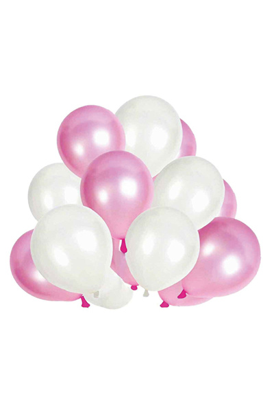 BalonEvi Baby Girl Luxury Balloon Set 30 cm 8 Pieces