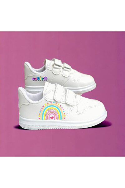 archiepet حذاء رياضي للفتيات من Heart Rainbow Cutie مطبوع