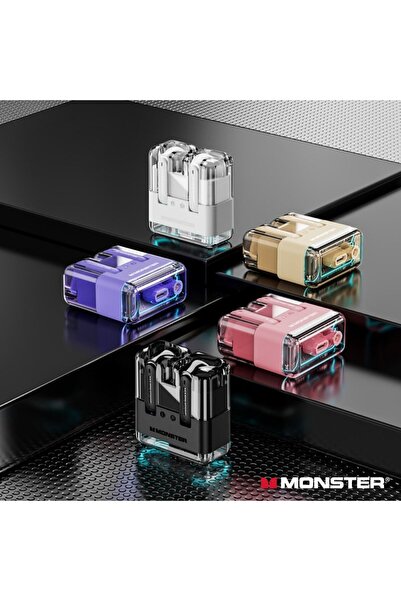 MONSTER Airmars XKT 12 Transparent Semi-In-Ear Bluetooth Headphones